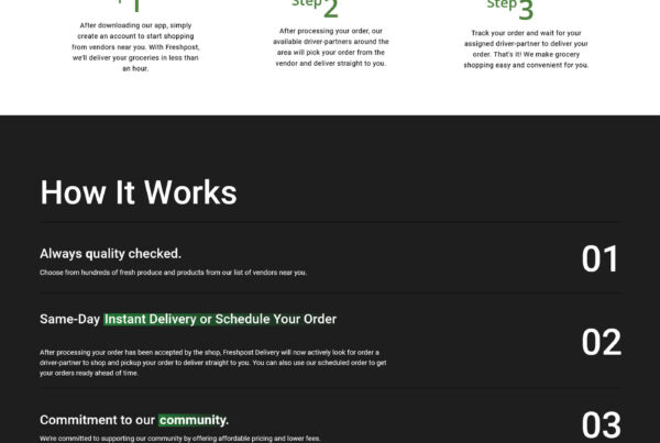 Freshpost Delivery project preview