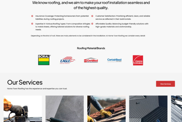 Home Town Roofing Inc. project preview
